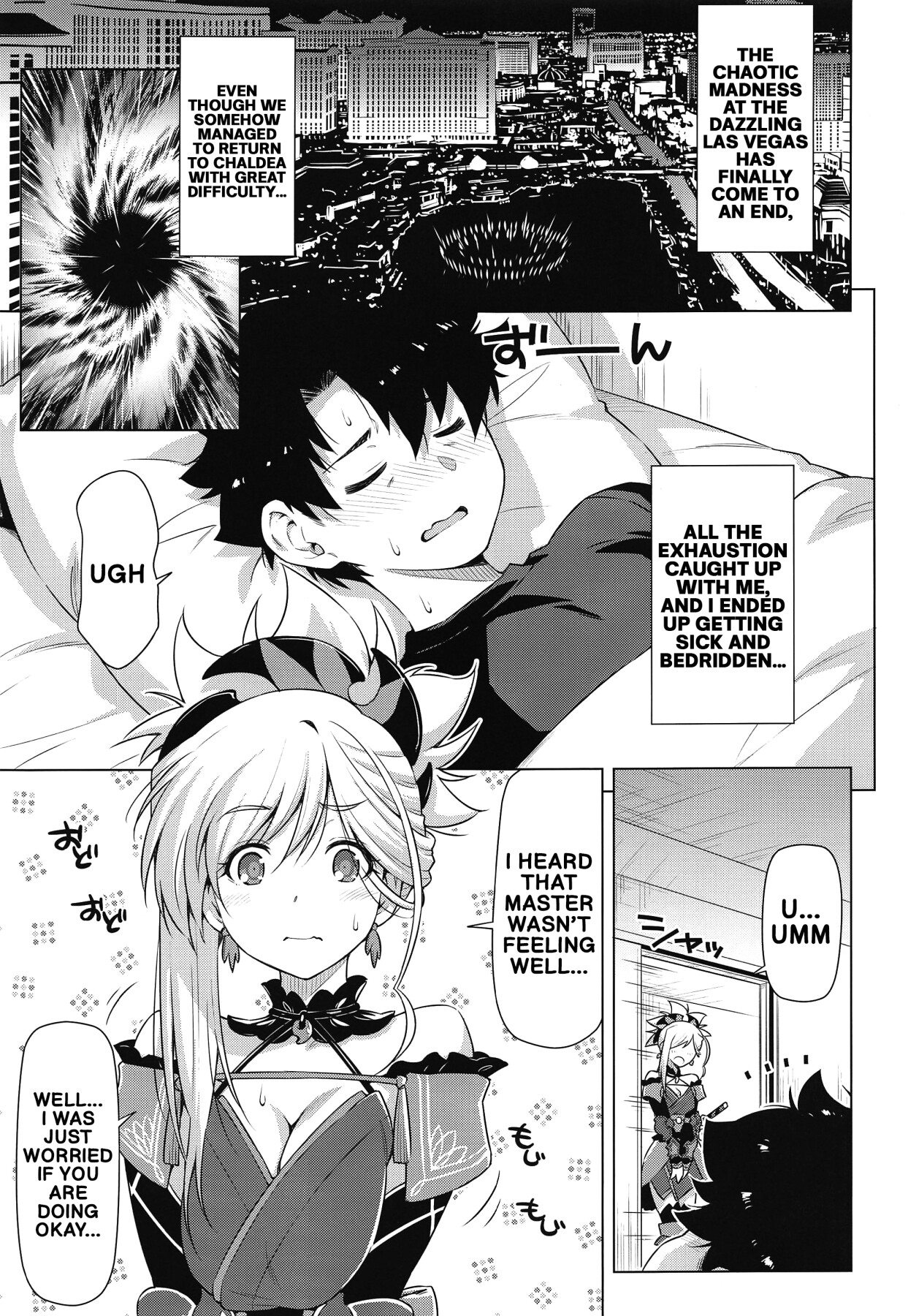 Hentai Manga Comic-The Swimsuit Swordmaster reflects on her actions-Read-3